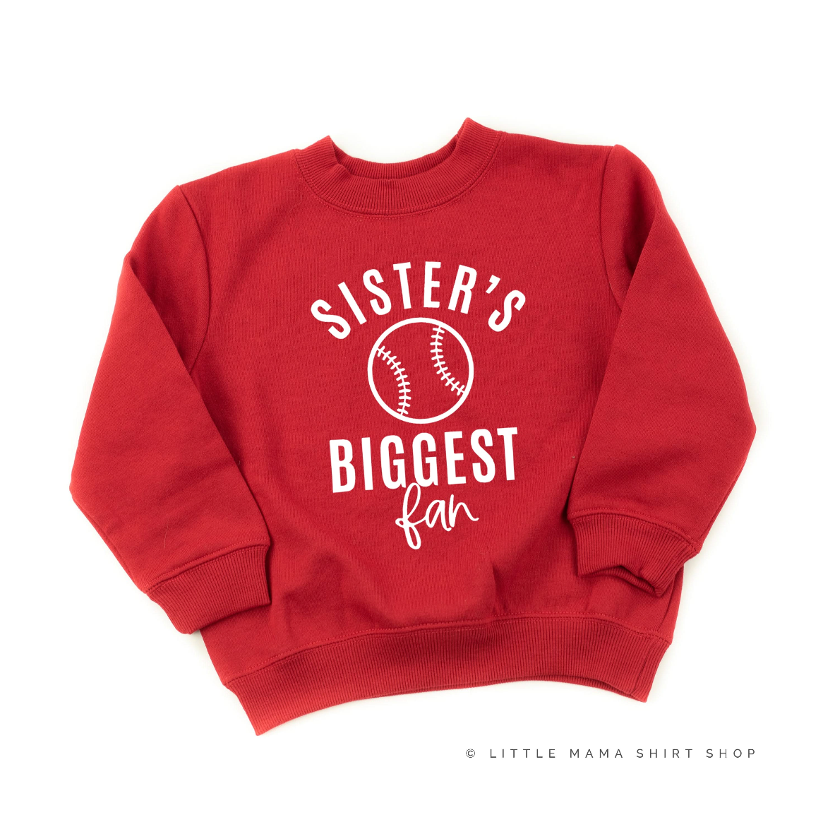 Sister's Biggest Fan - (Choose your Sport) - Child Sweater Little Mama Shirt Shop