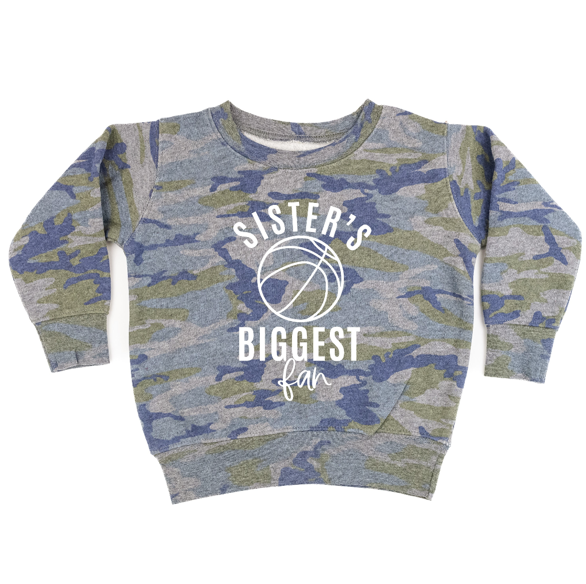 Sister's Biggest Fan - (Choose your Sport) - Child Sweater Little Mama Shirt Shop