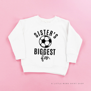 Sister's Biggest Fan - (Choose your Sport) - Child Sweater Little Mama Shirt Shop