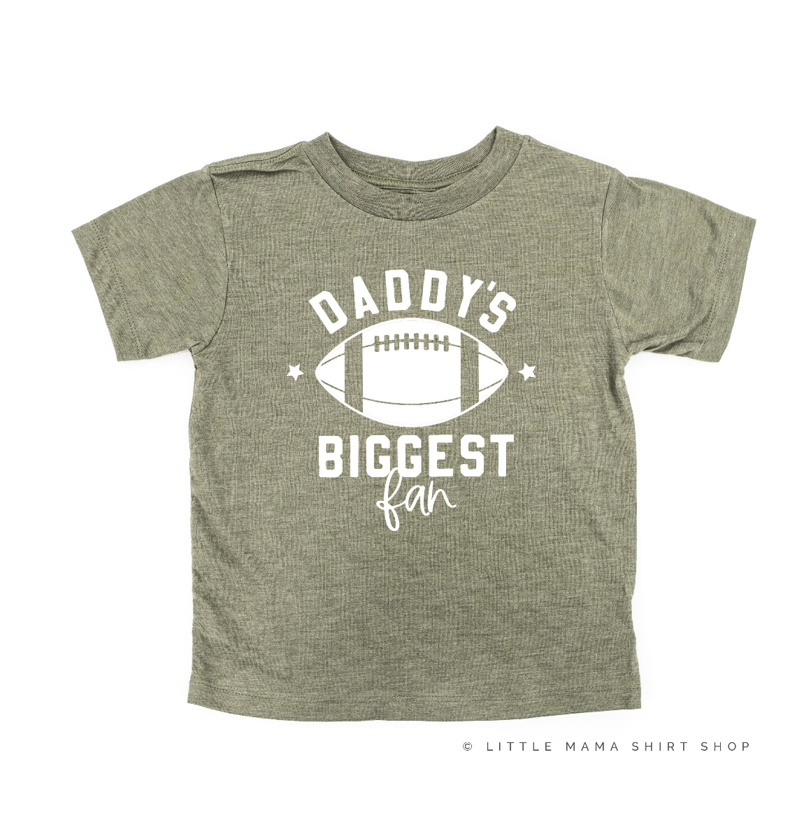 Daddy's Biggest Fan - (Choose your Sport) - Child Tee Little Mama Shirt Shop