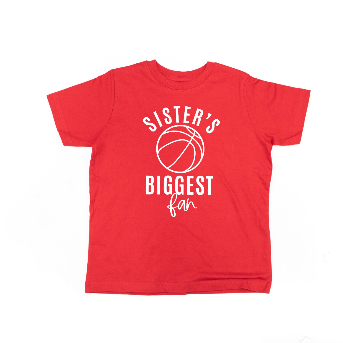 Sister's Biggest Fan - (Choose your Sport) - Child Tee Little Mama Shirt Shop