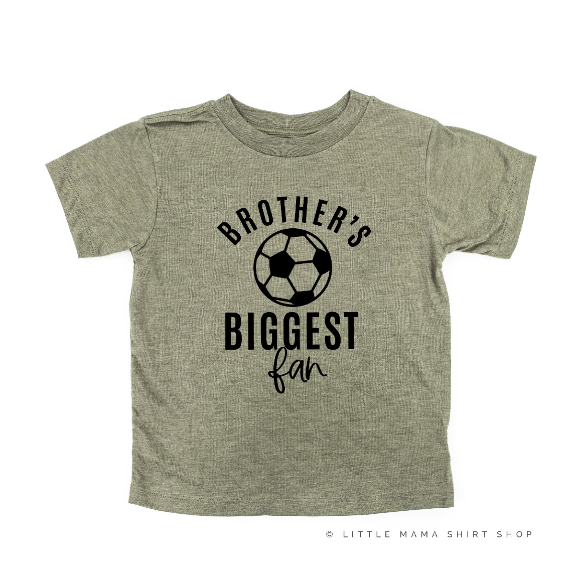 Brother's Biggest Fan - (Choose your Sport) - Child Tee Little Mama Shirt Shop