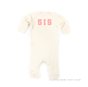 Varsity 'Sis' Sibling Tees - (Choose Your Role) - Baby Sleeper Little Mama Shirt Shop