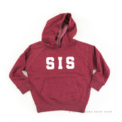 Varsity 'Sis' Sibling Tees - (Choose Your Role) - Child Hoodie Little Mama Shirt Shop LLC
