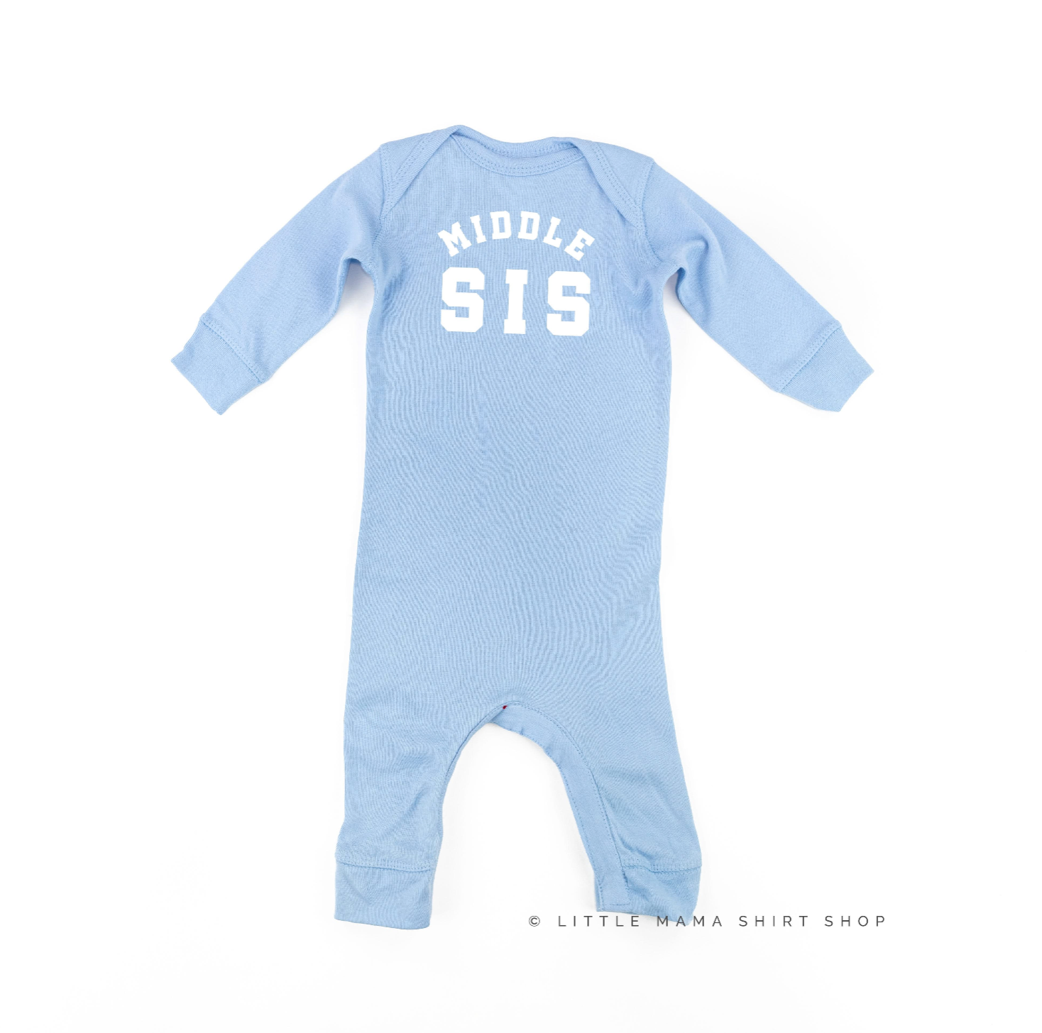 Varsity 'Sis' Sibling Tees - (Choose Your Role) - Baby Sleeper Little Mama Shirt Shop