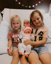 Varsity 'Sis' Sibling Tees - (Choose Your Role) - Child Tee Little Mama Shirt Shop