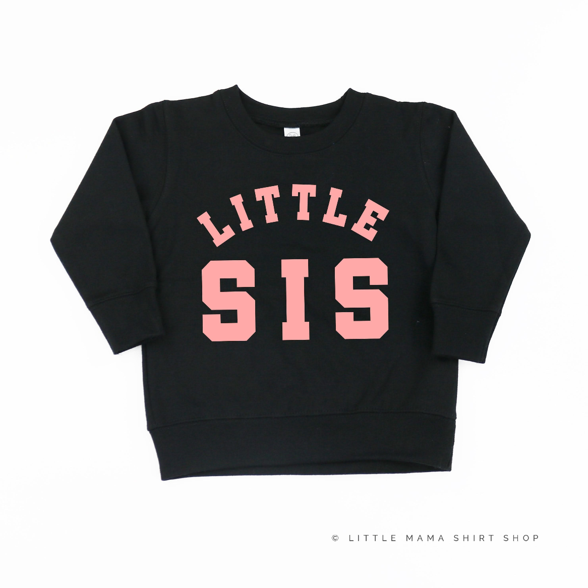 Varsity 'Sis' Sibling Tees - (Choose Your Role) - Child Sweater Little Mama Shirt Shop