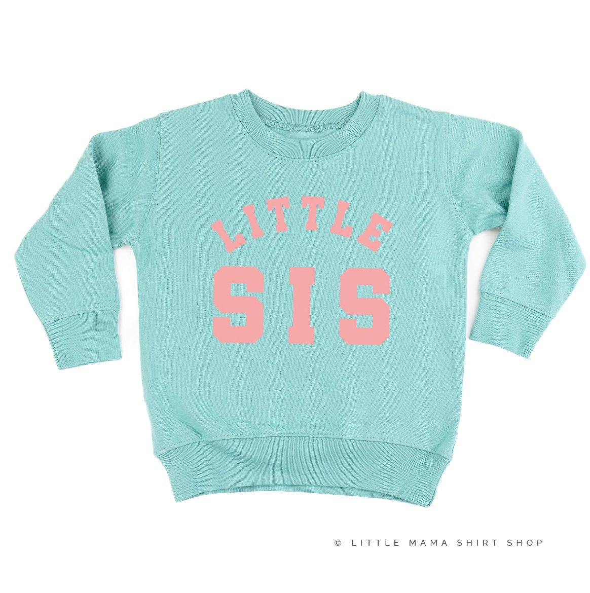 Varsity 'Sis' Sibling Tees - (Choose Your Role) - Child Sweater Little Mama Shirt Shop