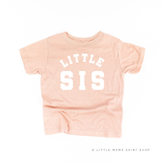 Varsity 'Sis' Sibling Tees - (Choose Your Role) - Child Tee Little Mama Shirt Shop