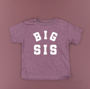 Varsity 'Sis' Sibling Tees - (Choose Your Role) - Child Tee Little Mama Shirt Shop