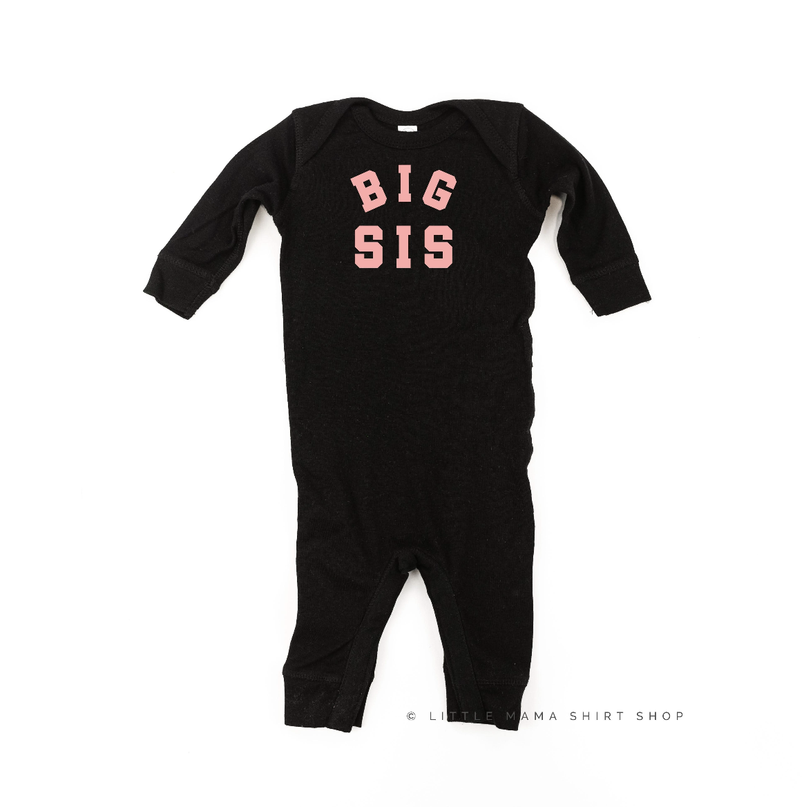 Varsity 'Sis' Sibling Tees - (Choose Your Role) - Baby Sleeper Little Mama Shirt Shop