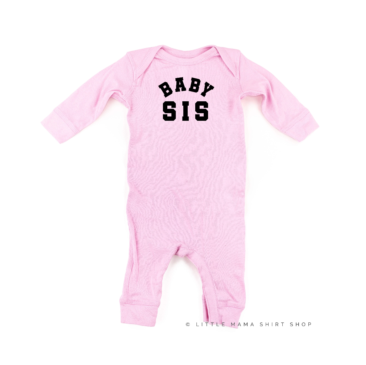 Varsity 'Sis' Sibling Tees - (Choose Your Role) - Baby Sleeper Little Mama Shirt Shop