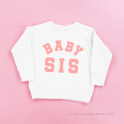 Varsity 'Sis' Sibling Tees - (Choose Your Role) - Child Sweater Little Mama Shirt Shop