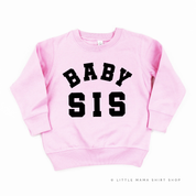 Varsity 'Sis' Sibling Tees - (Choose Your Role) - Child Sweater Little Mama Shirt Shop