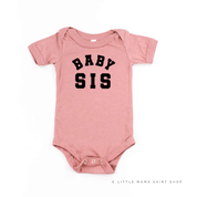 Varsity 'Sis' Sibling Tees - (Choose Your Role) - Child Tee Little Mama Shirt Shop