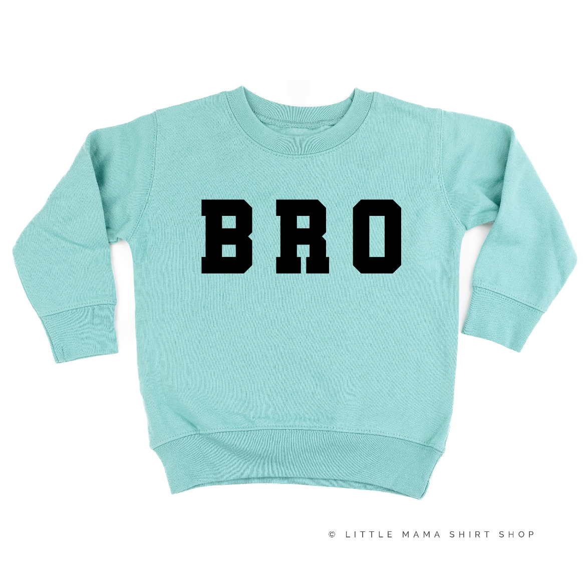 Varsity 'Bro' Sibling Tees - (Choose Your Role) - Child Sweater Little Mama Shirt Shop