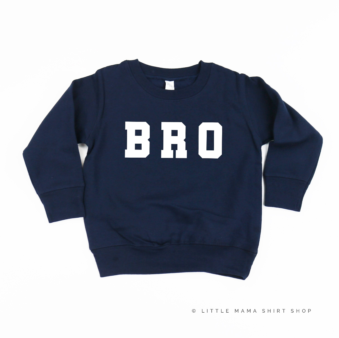 Varsity 'Bro' Sibling Tees - (Choose Your Role) - Child Sweater Little Mama Shirt Shop