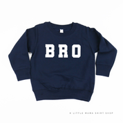 Varsity 'Bro' Sibling Tees - (Choose Your Role) - Child Sweater Little Mama Shirt Shop