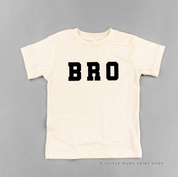 Varsity 'Bro' Sibling Tees - (Choose Your Role) - Child Tee Little Mama Shirt Shop