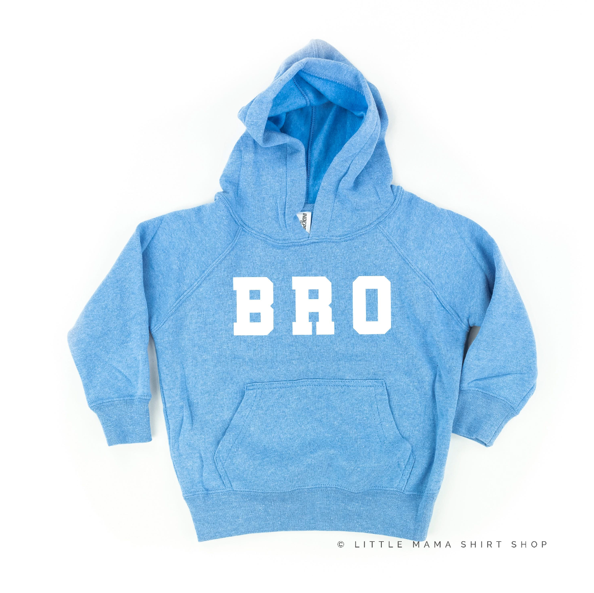 Varsity 'Bro' Sibling Tees - (Choose Your Role) - Child Hoodie Little Mama Shirt Shop LLC