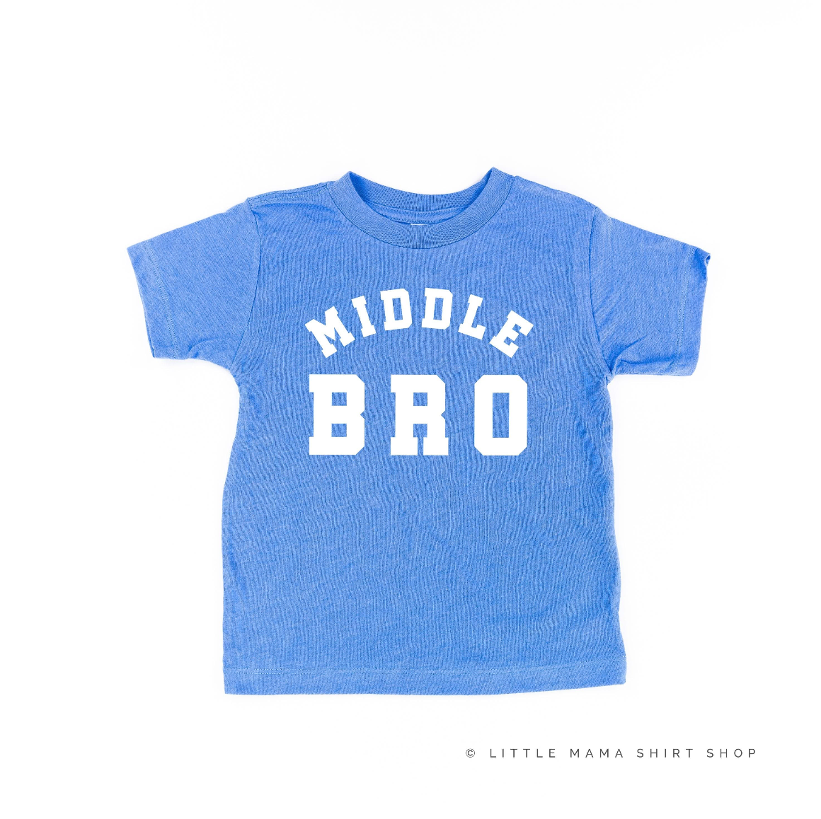 Varsity 'Bro' Sibling Tees - (Choose Your Role) - Child Tee Little Mama Shirt Shop
