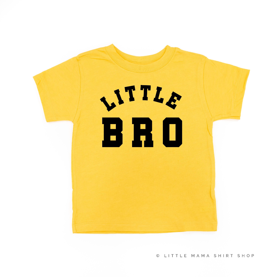 Varsity 'Bro' Sibling Tees - (Choose Your Role) - Child Tee Little Mama Shirt Shop