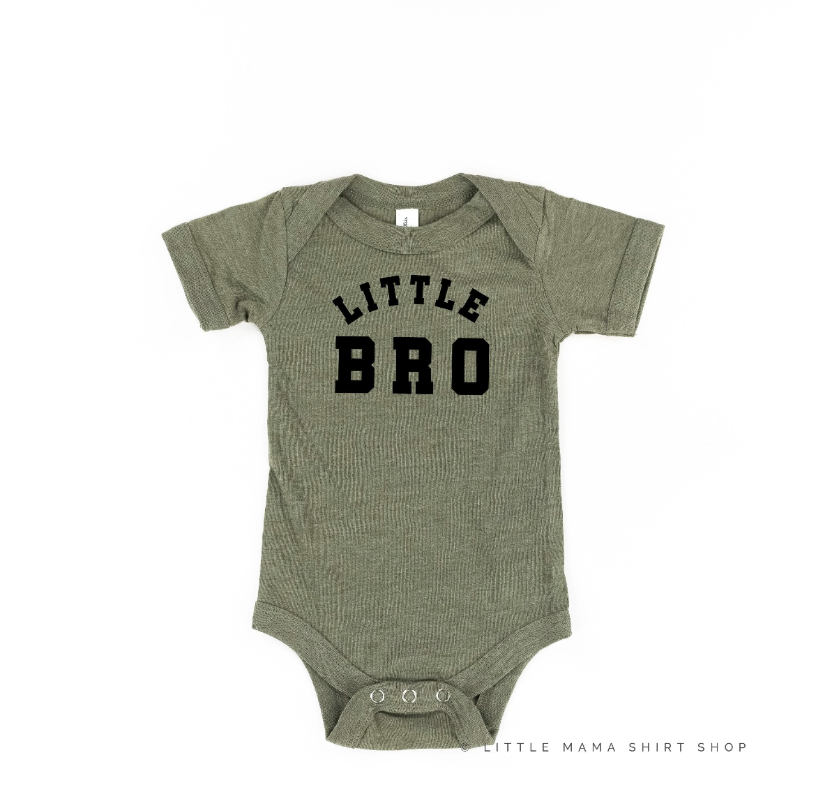 Varsity 'Bro' Sibling Tees - (Choose Your Role) - Child Tee Little Mama Shirt Shop