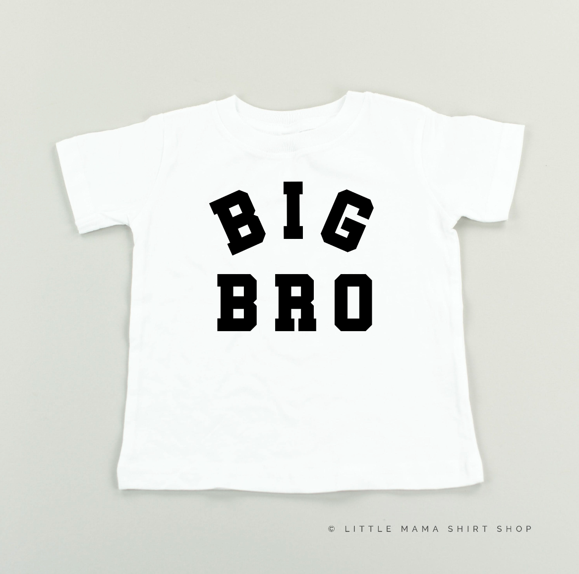Varsity 'Bro' Sibling Tees - (Choose Your Role) - Child Tee Little Mama Shirt Shop