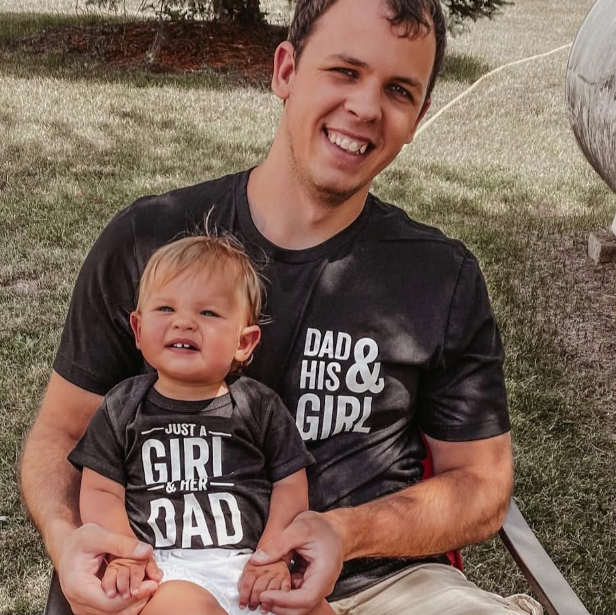 Dad & His Boy(s) / Girl(s) - Unisex Tee Little Mama Shirt Shop