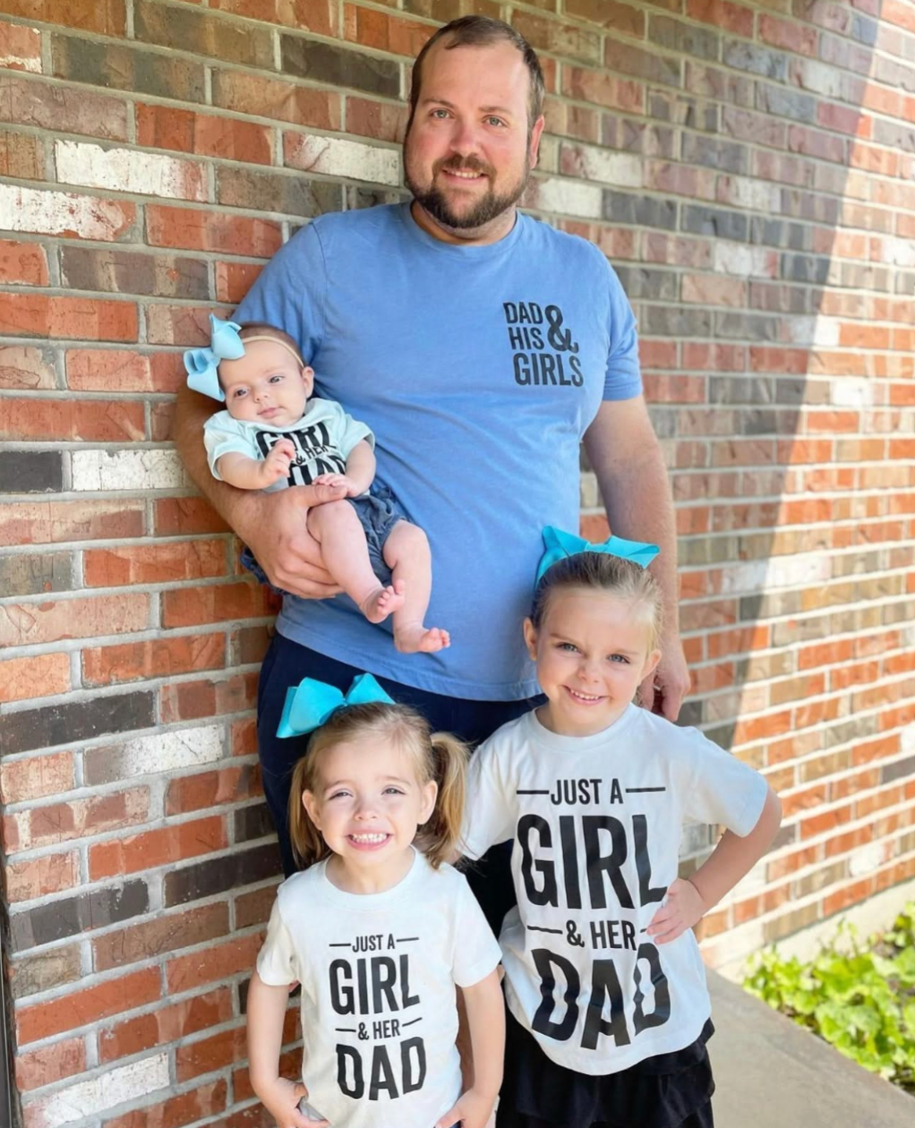 Dad & His "Boy(s) / Girl(s)" - Unisex Tee Little Mama Shirt Shop