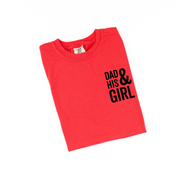 Dad & His Boy(s) / Girl(s) - Comfort Colors Tee Little Mama Shirt Shop