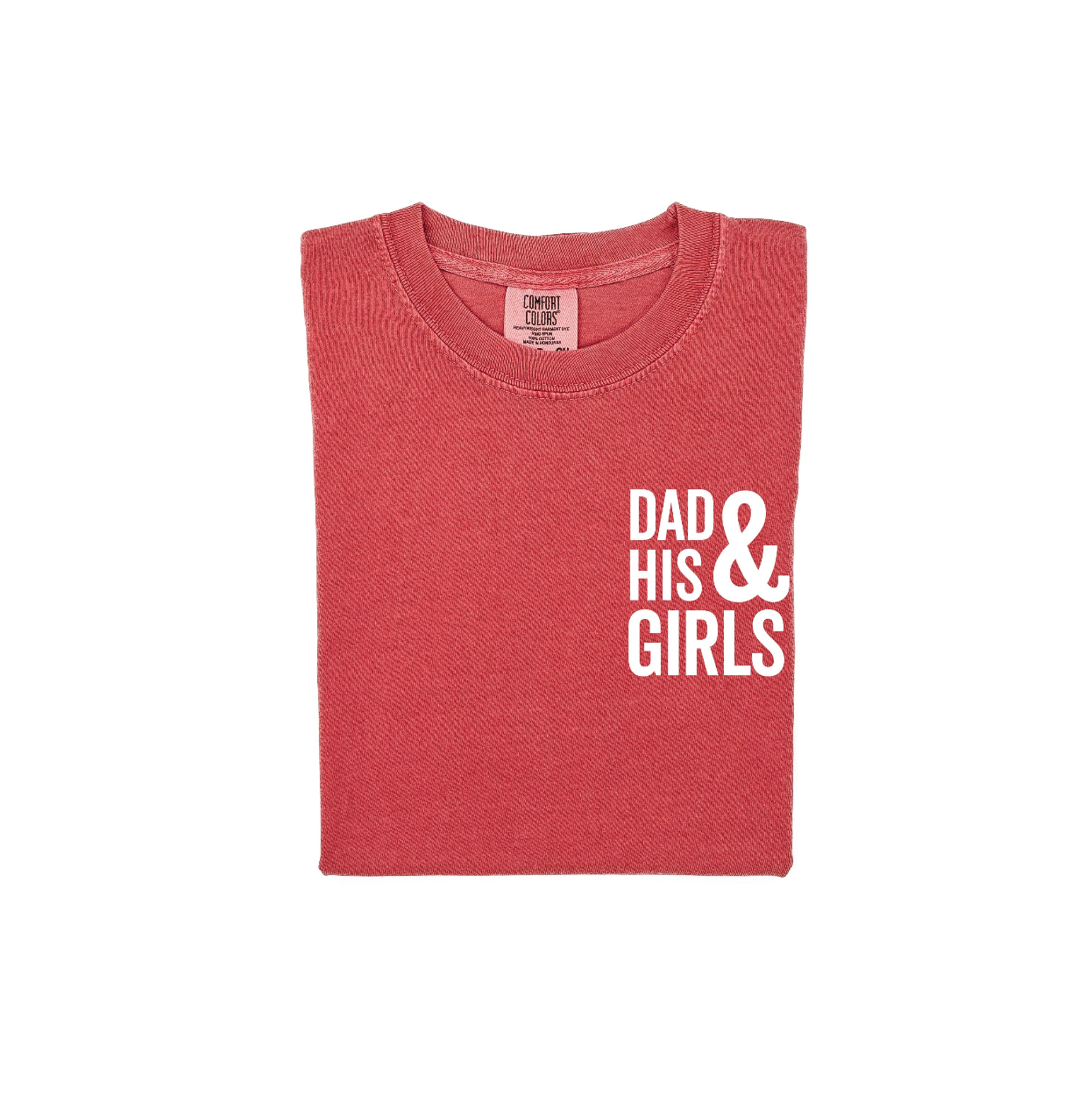 Dad & His Boy(s) / Girl(s) - Comfort Colors Tee Little Mama Shirt Shop