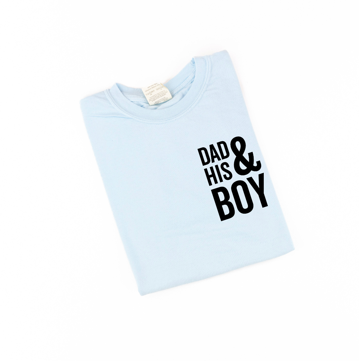 Dad & His Boy(s) / Girl(s) - Comfort Colors Tee Little Mama Shirt Shop