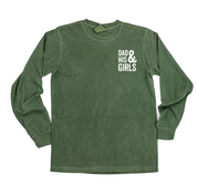 Dad & His Boy(s) / Girl(s) - Long Sleeve Comfort Colors Tee Little Mama Shirt Shop