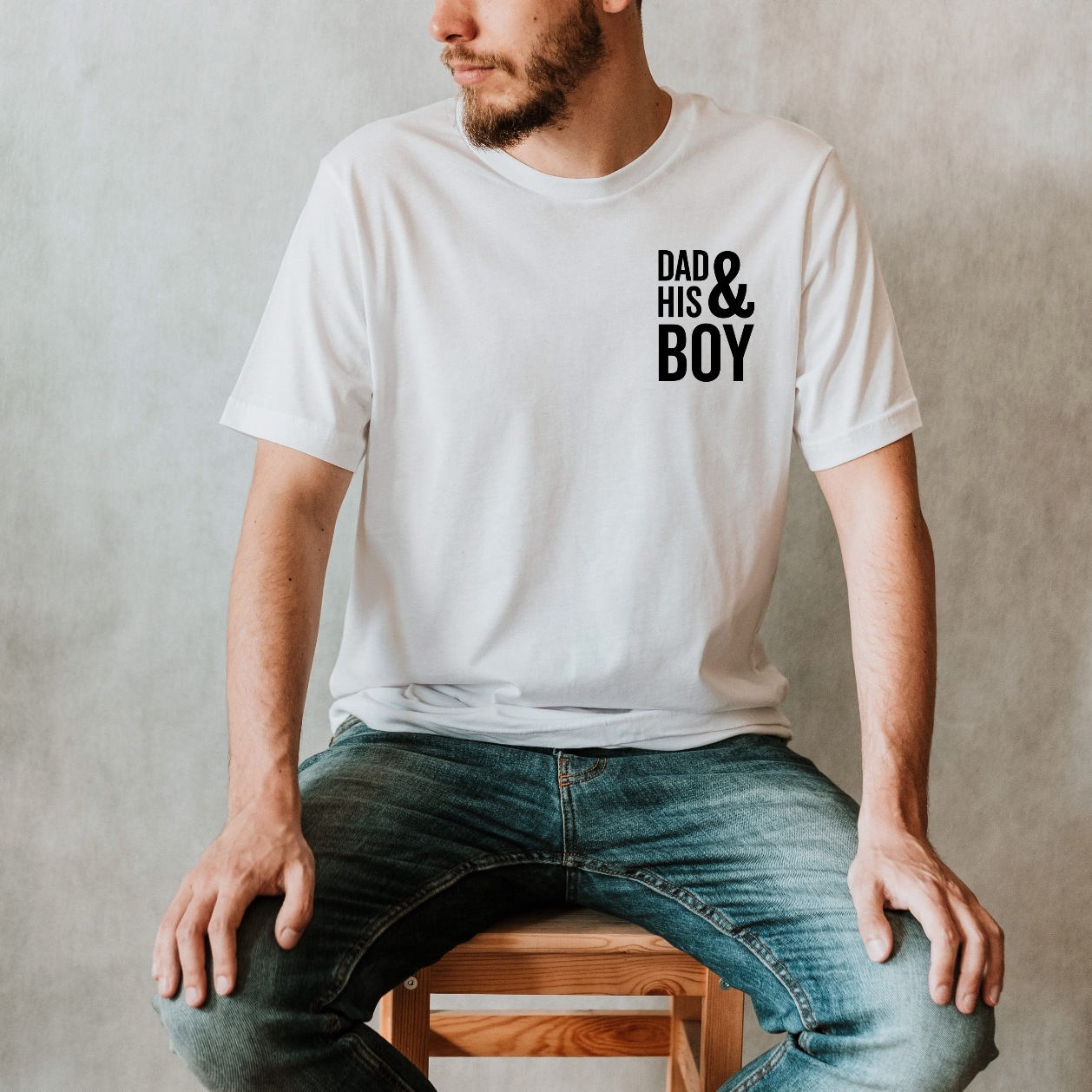 Dad & His "Boy(s) / Girl(s)" - Unisex Tee Little Mama Shirt Shop