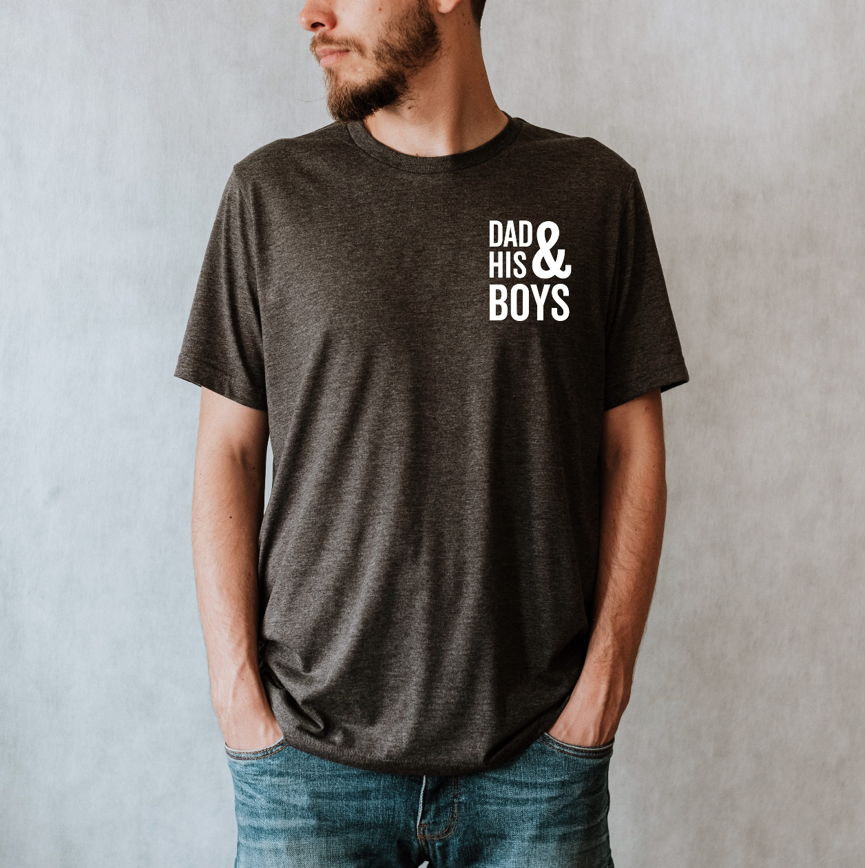 Dad & His "Boy(s) / Girl(s)" - Unisex Tee Little Mama Shirt Shop