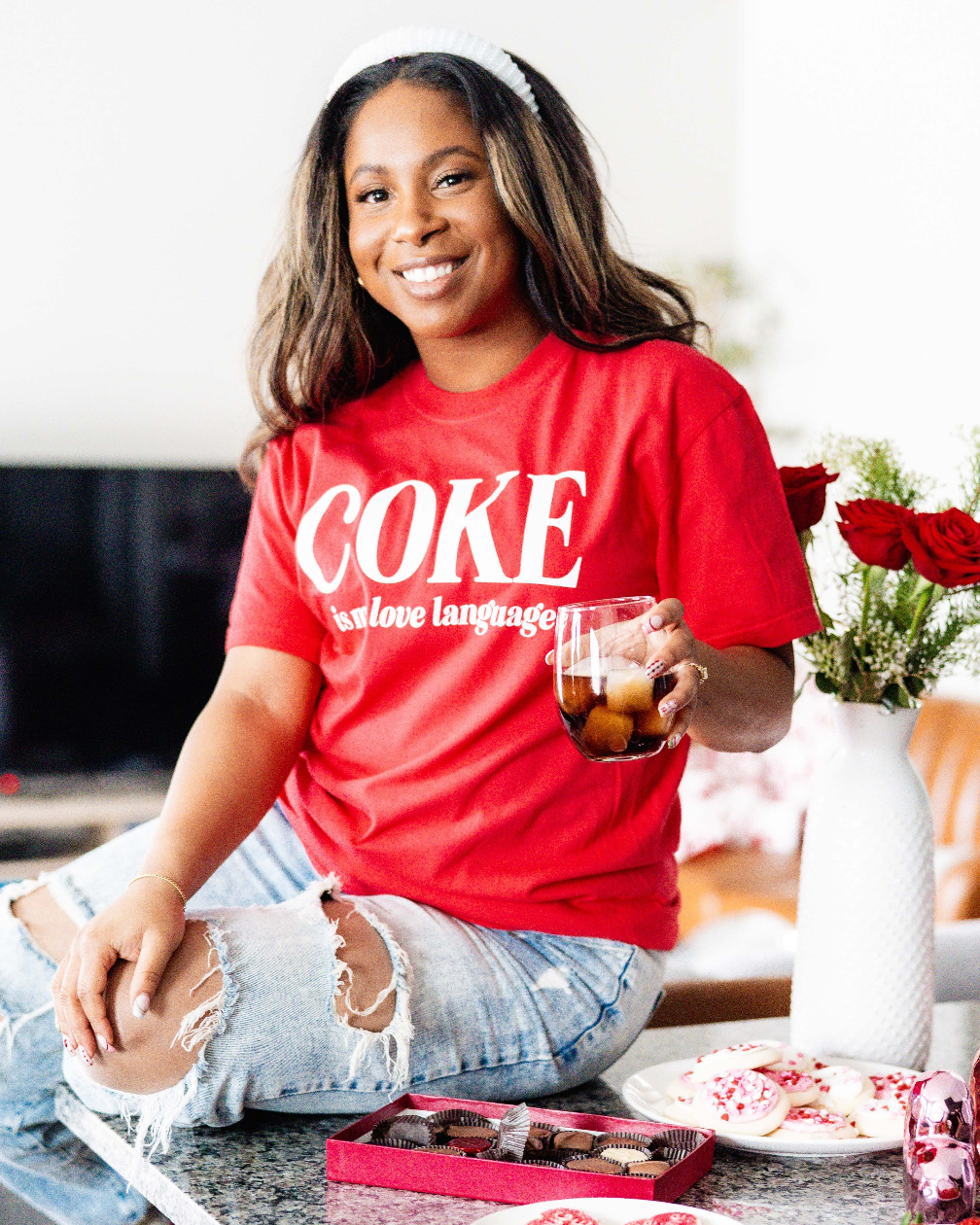 "_____" Is My Love Language (Choose Your Beverage) - Comfort Colors Tee Little Mama Shirt Shop