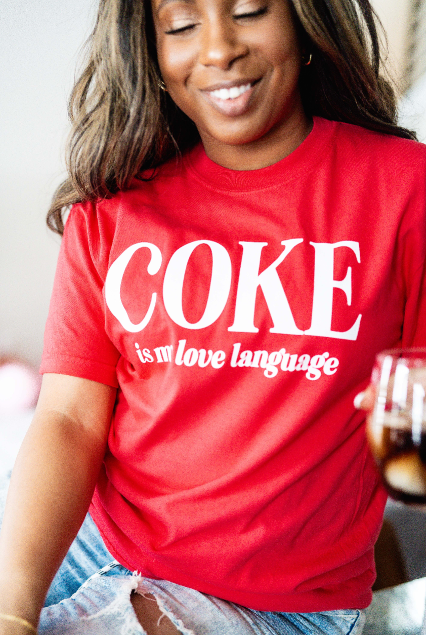 "_____" Is My Love Language (Choose Your Beverage) - Comfort Colors Tee Little Mama Shirt Shop