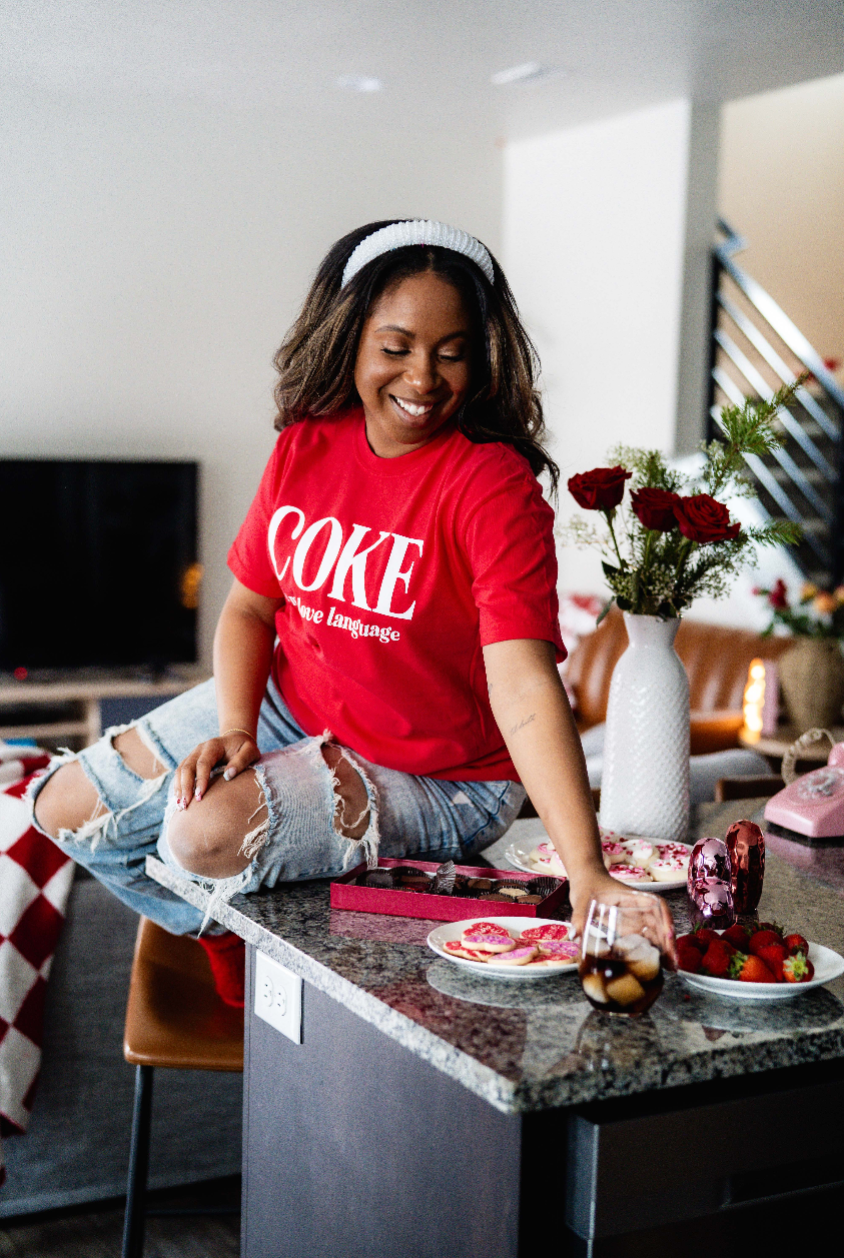 "_____" Is My Love Language (Choose Your Beverage) - Comfort Colors Tee Little Mama Shirt Shop