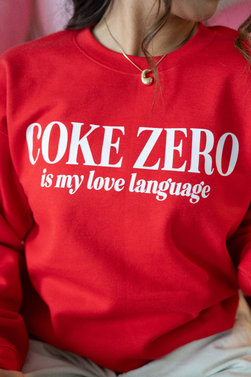 "_____" Is My Love Language (Choose Your Beverage) - Basic Fleece Little Mama Shirt Shop LLC