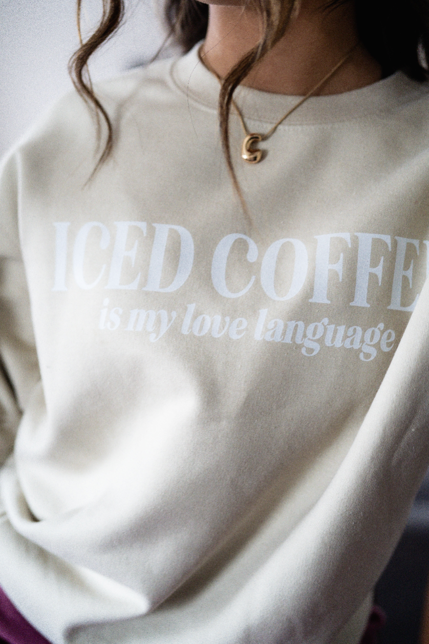 "_____" Is My Love Language (Choose Your Beverage) - Basic Fleece Little Mama Shirt Shop LLC