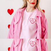 Embroidered Basic Fleece - Conversation Hearts (Choose Your Fave) Little Mama Shirt Shop LLC