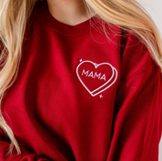 Embroidered Basic Fleece - Conversation Hearts (Choose Your Fave) Little Mama Shirt Shop LLC