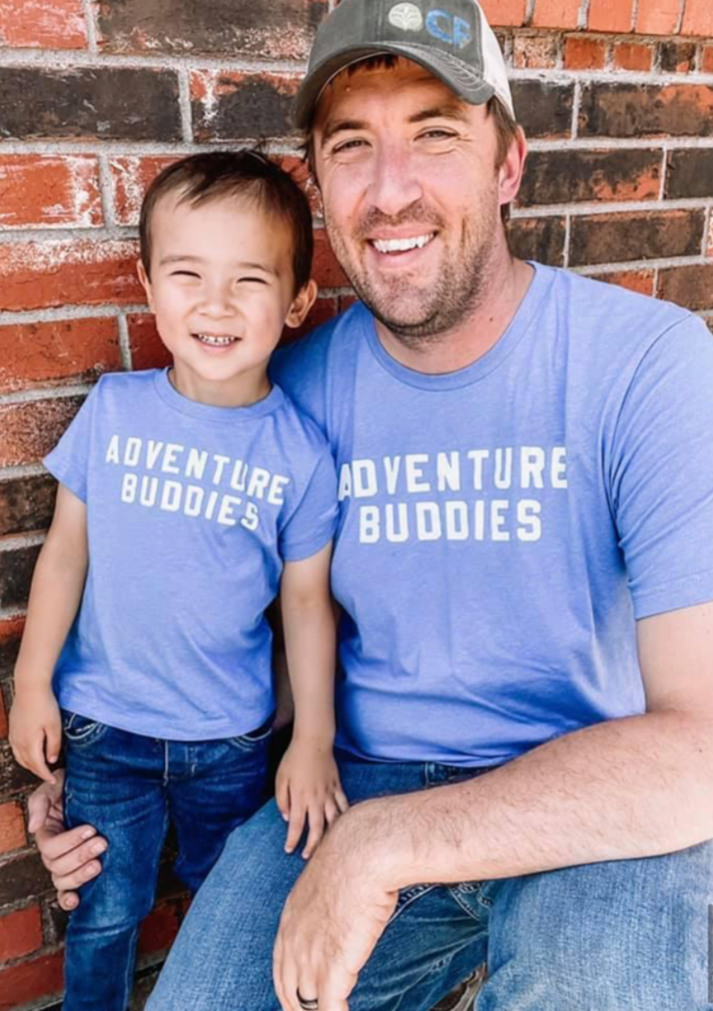 "Outdoor" Buddies - Choose your Design - Set of 2 Matching Tees Little Mama Shirt Shop