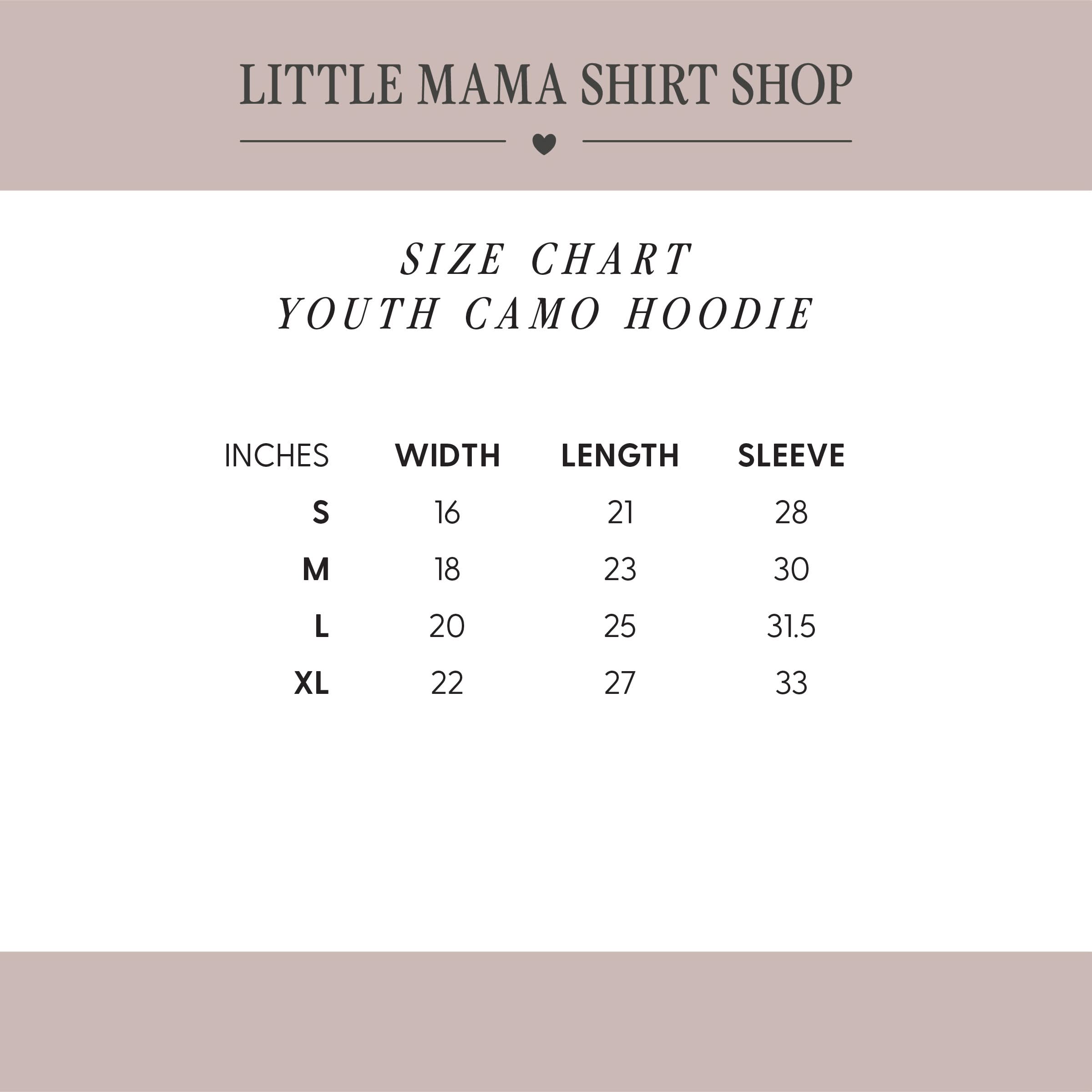 LEGEND | Camo Child Hoodie | Boys Hoodie Little Mama Shirt Shop LLC