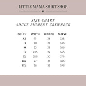 Love You To Death Halloween Pigment Crewneck | Women's Halloween Sweatshirt Little Mama Shirt Shop LLC