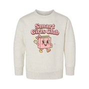 Smart Girls Club - Heathered Natural - Child Sweater Little Mama Shirt Shop