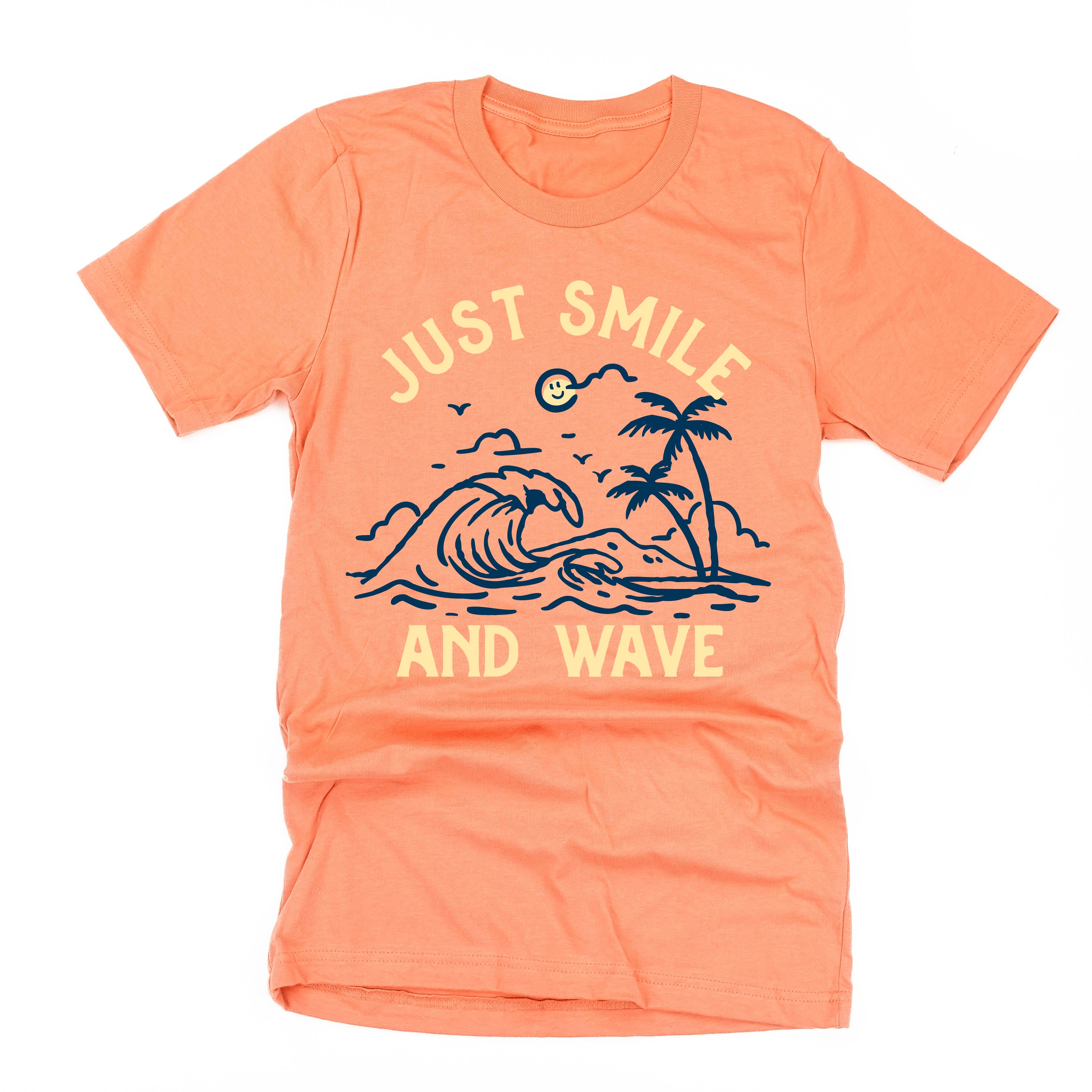 Smile And Wave - Unisex Tee Little Mama Shirt Shop