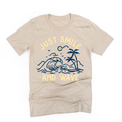 Smile And Wave - Unisex Tee Little Mama Shirt Shop