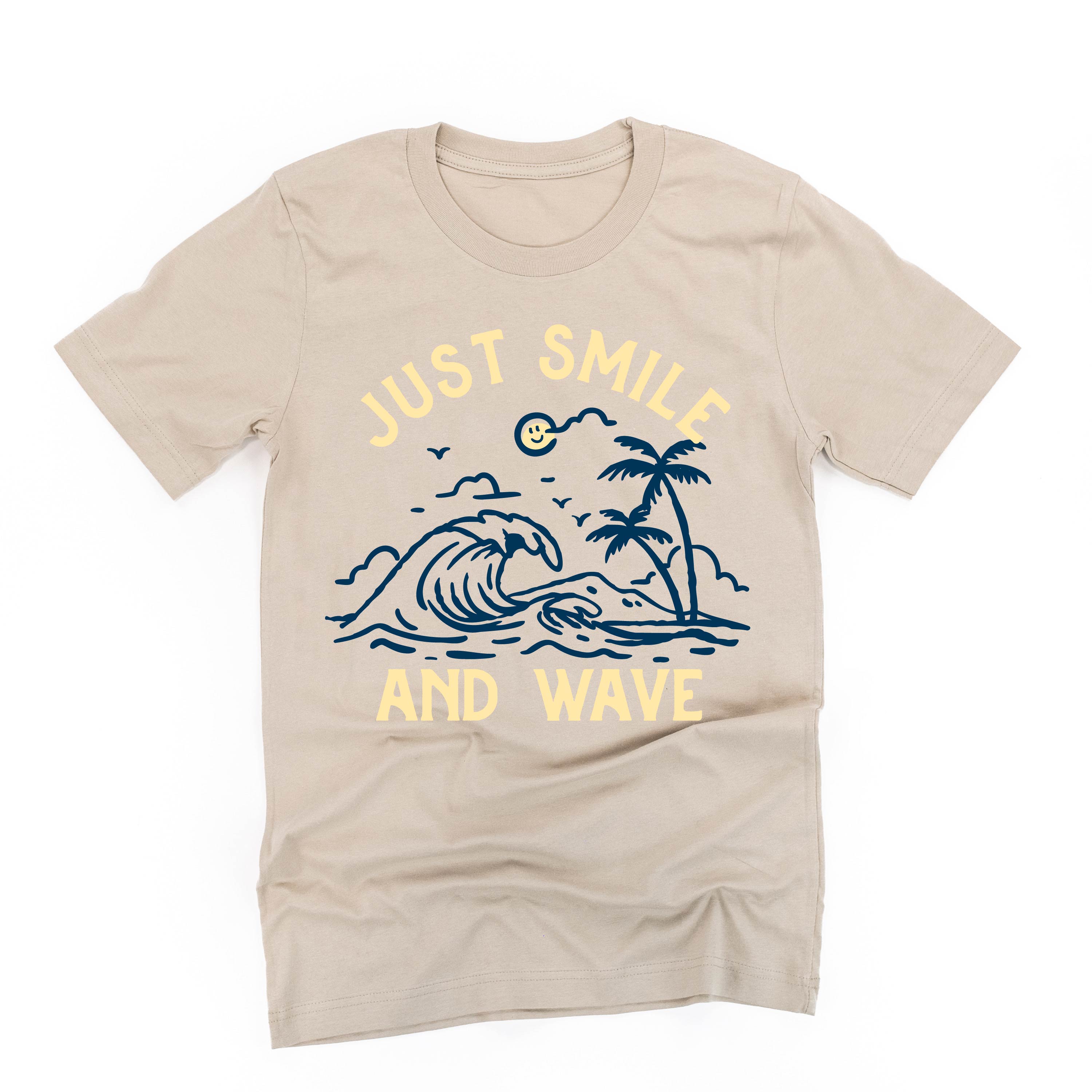 Smile And Wave - Unisex Tee Little Mama Shirt Shop